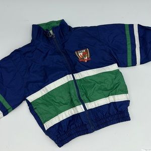 Vintage youth boys WeeBok windbreaker track‎ suit jacket size 12 months
